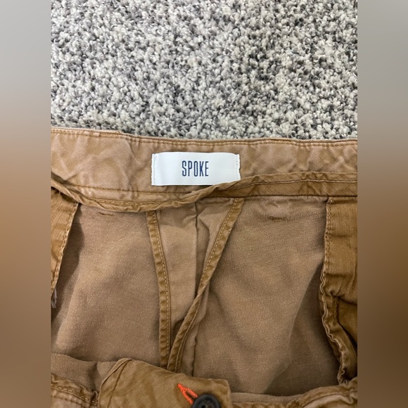 Spoke London Men’s chino's Pants in Khakis Sz 46 X 26 Office Business Casual - Picture 3 of 7